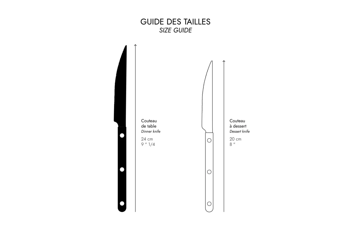 Bistrot Solid, Navy blue - Dinner knife - Afbeelding 7