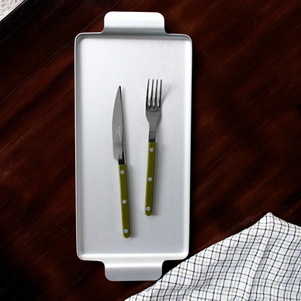 Bistrot Solid, Green fern - Dinner knife - Afbeelding 4