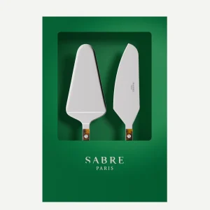 Bistrot Tortoise, Faux Tortoise - Box of 2 tart servers