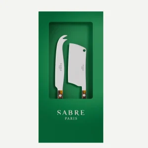 Bistrot Tortoise, Faux Tortoise - Box of 2 cheese knives