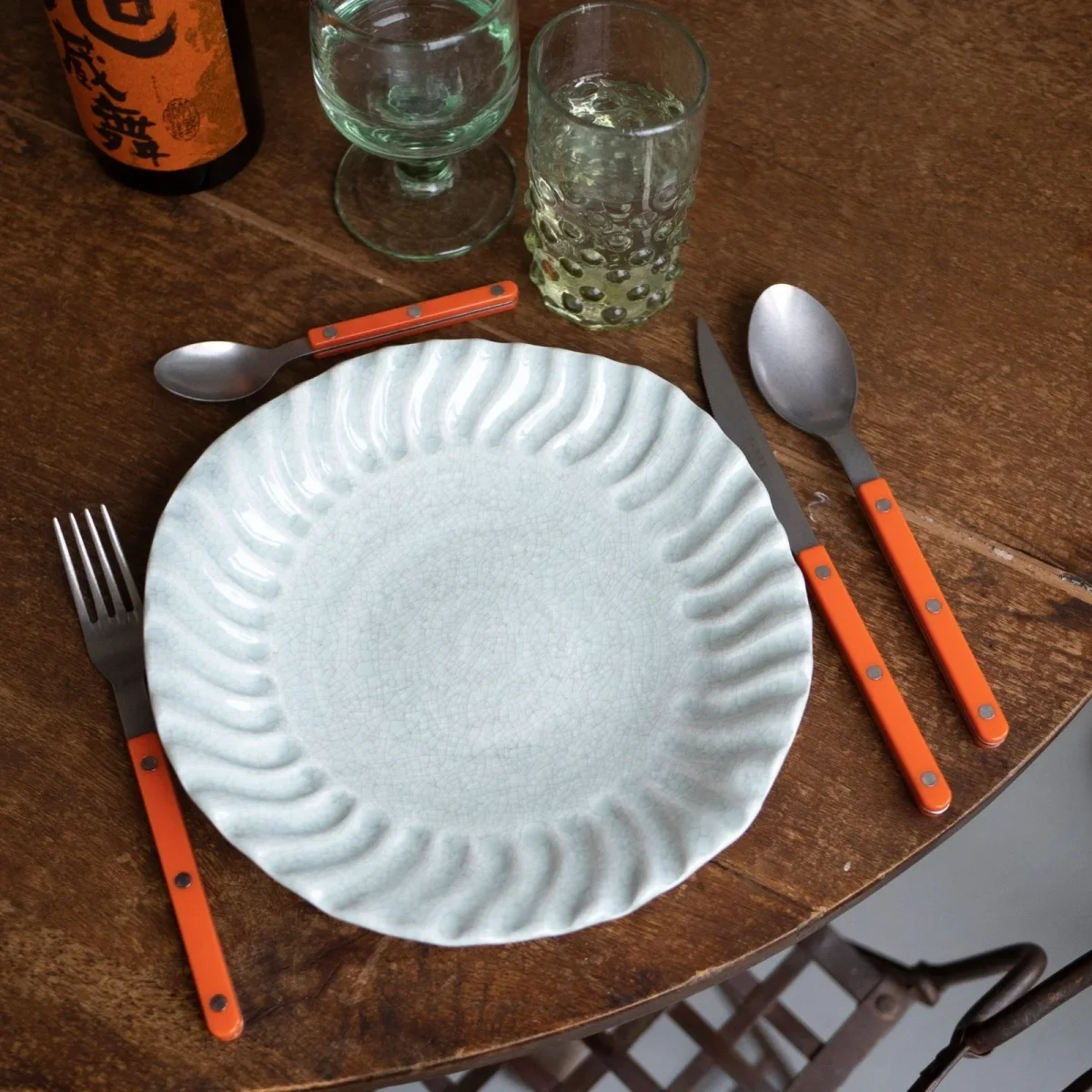 Bistrot Vintage Solid, Orange - Dinner fork - Afbeelding 3
