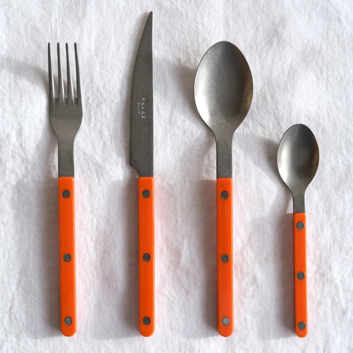 Bistrot Vintage Solid, Orange - Dinner fork - Afbeelding 5