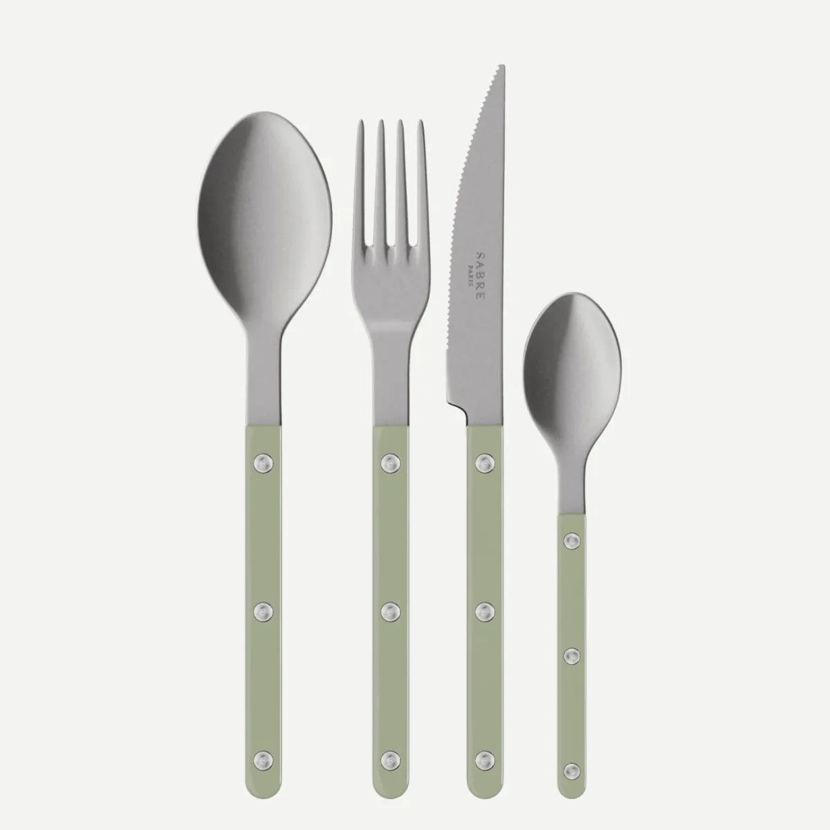 Bistrot Vintage Solid, Asparagus - 24 pieces cutlery set - Afbeelding 2