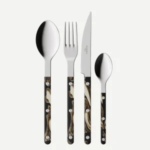 Bistrot Dune, Dune Black - 24 pieces cutlery set