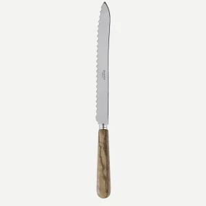 Lavandou, Olive tree wood - Bread knife