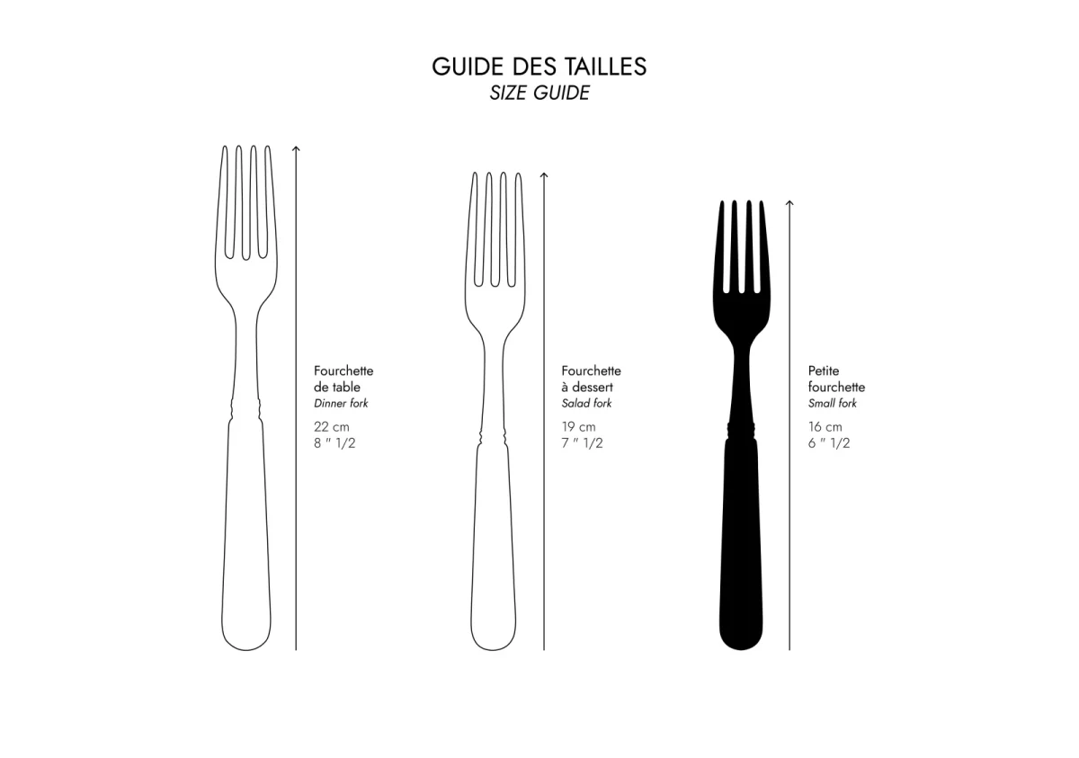 Jonc, Dark wood - Small fork - Afbeelding 3