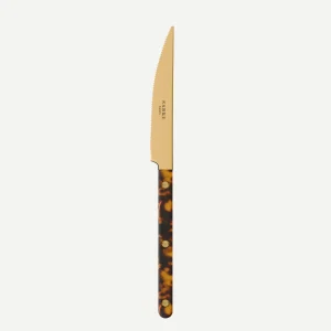 Bistrot Gold Tortoise, Faux Tortoise - Dinner knife