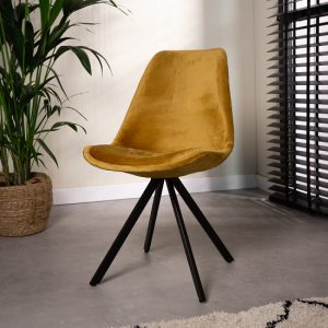 Eetkamerstoel luxe velours