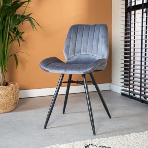 Fluweel eetkamerstoelen met kuip
