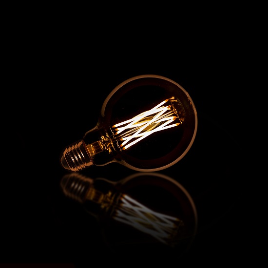 Lichtbron filament bol 9,5 cm - Afbeelding 2