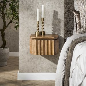 Nachtkastje met lade hout
