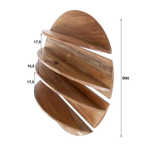 Rond wandrek hout - Afbeelding 5