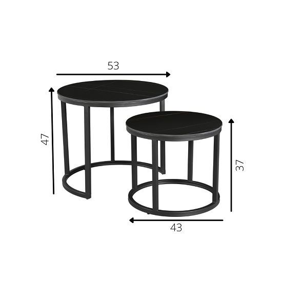 Salontafel marmer wit - Afbeelding 5
