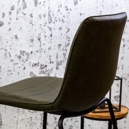 Stoere barkruk industrieel groen - Afbeelding 8