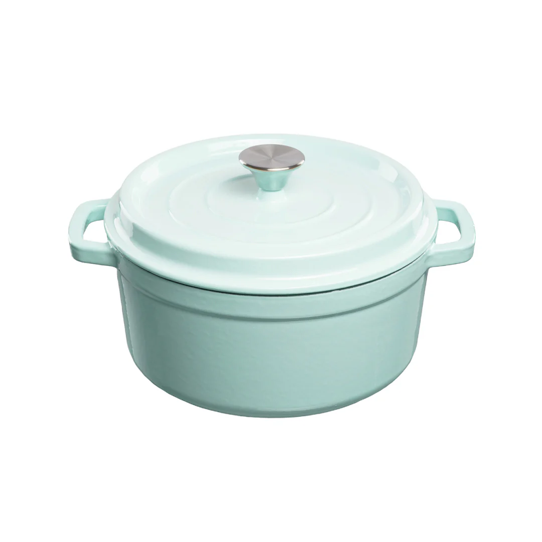 Grand Feu - Geëmailleerde gietijzeren braadpan - 4,7 ltr. licht blauw - Afbeelding 2