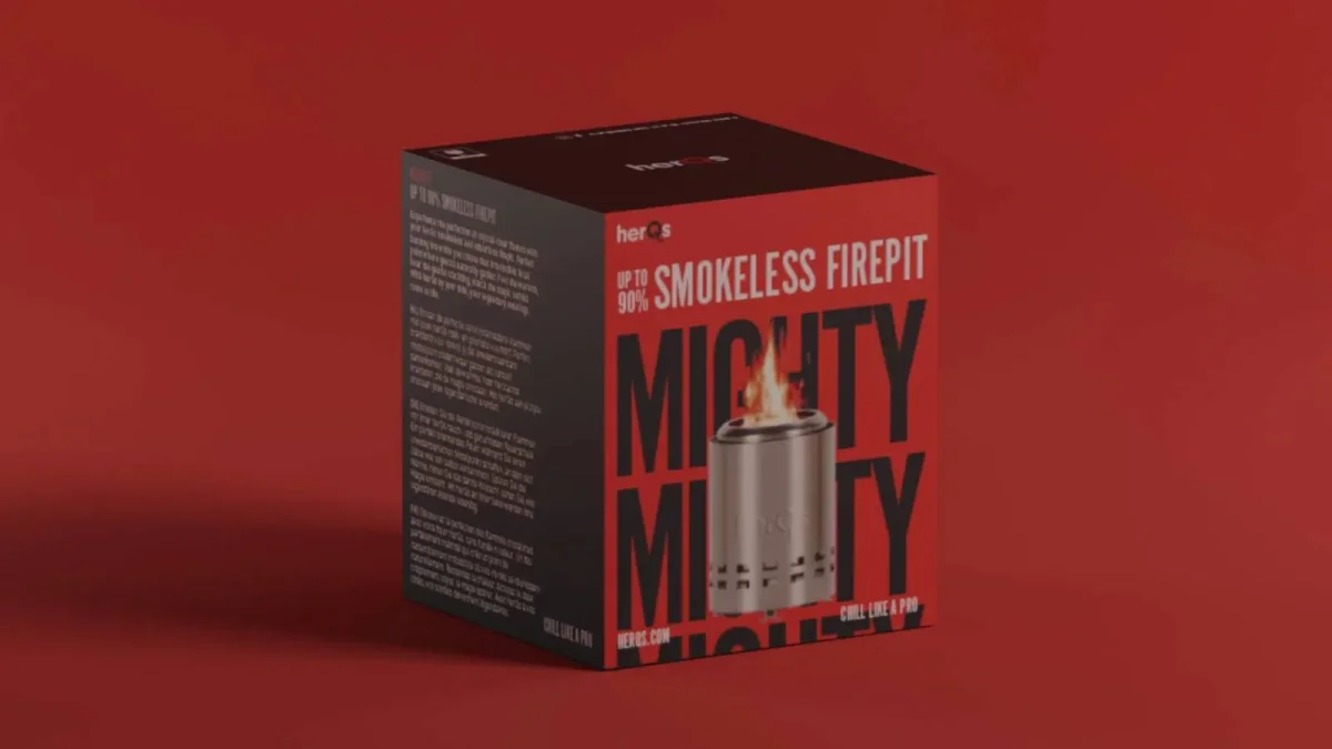 herQs Smokeless FirePit Mighty - Afbeelding 6
