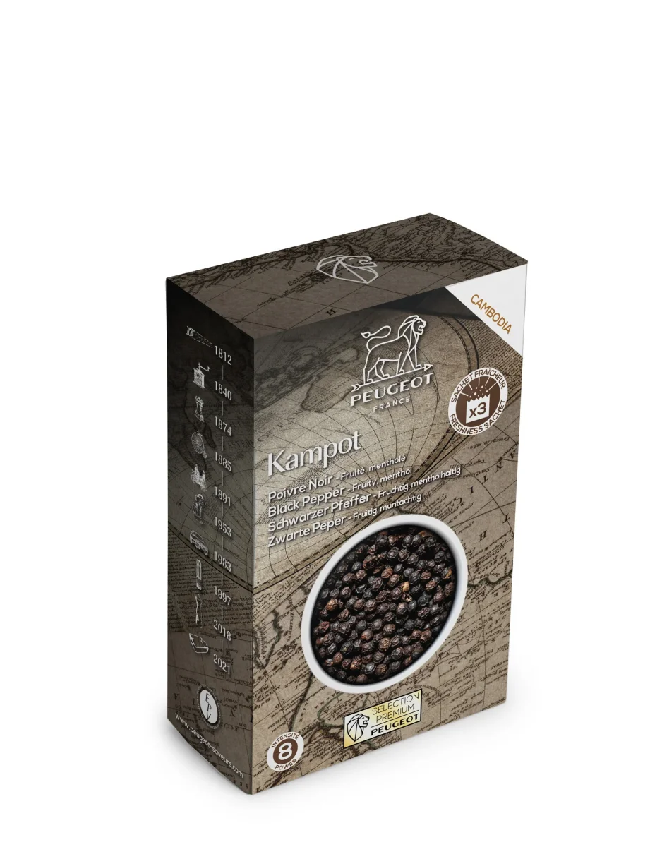 Peugeot - Kampot - zwarte peper - 3 x 20g - Afbeelding 2