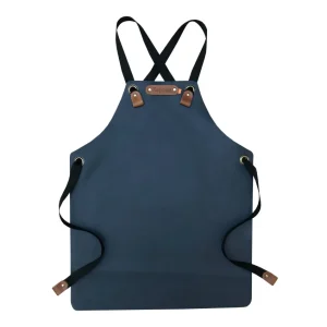Leren kinderschort - blauw